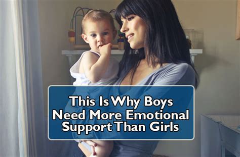 Do boys need more emotional support than girls?