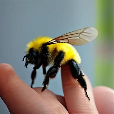 Do bumble bees like to be touched?