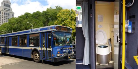 Do buses in Europe have bathrooms?