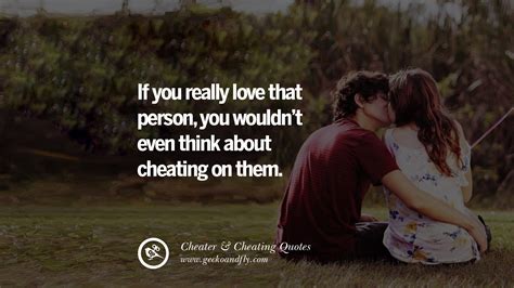 Do cheaters still love you?