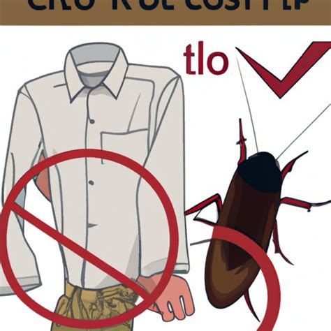 Do cockroaches get in your clothes?