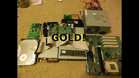 Do computer hard drives contain gold?