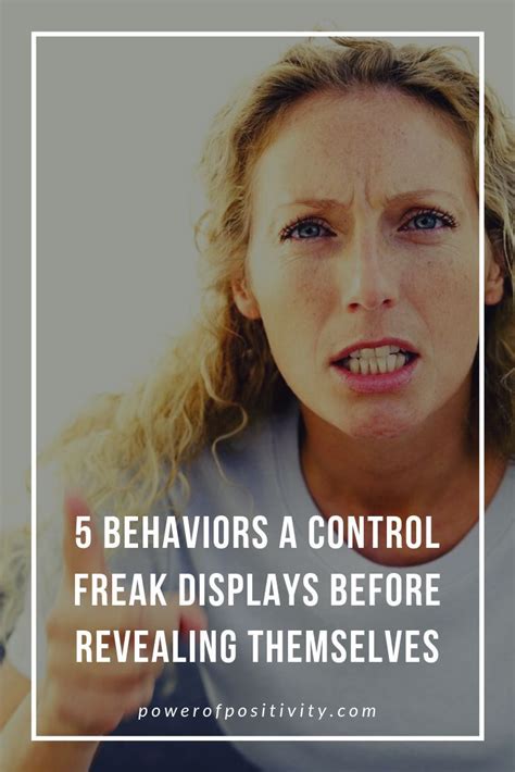 Do control freaks know they are control freaks?