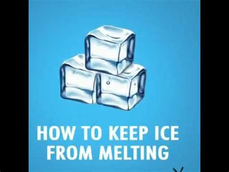 Do cotton balls keep ice from melting?