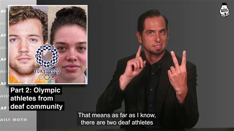 Do deaf athletes compete in the Olympics?
