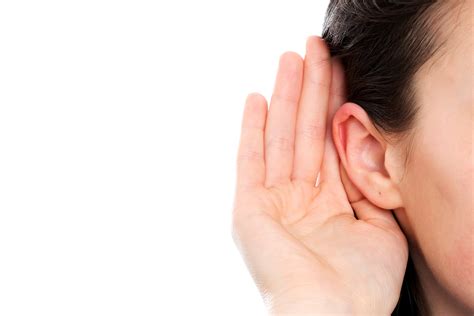 Do deaf people hear a voice?