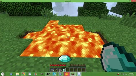Do diamonds burn in lava Minecraft?