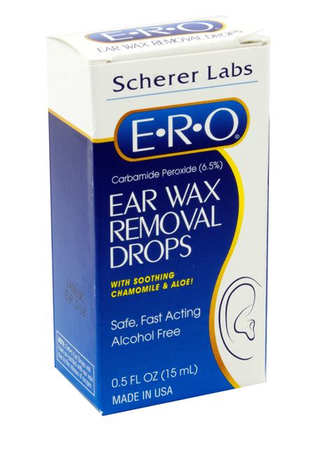 Do ear drops dissolve wax?