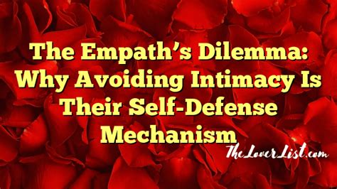 Do empaths fear intimacy?