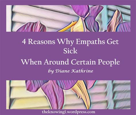Do empaths get sick more often?