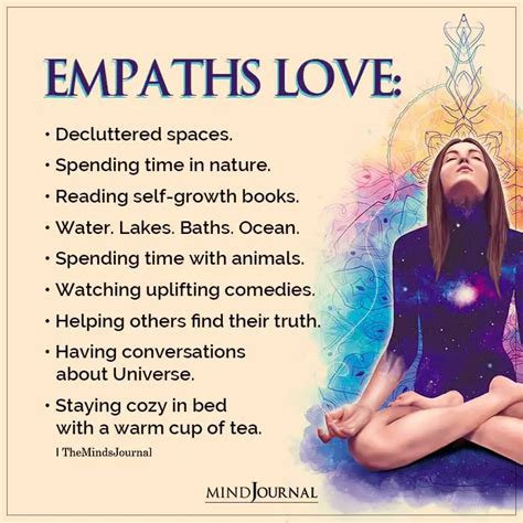 Do empaths love themselves?