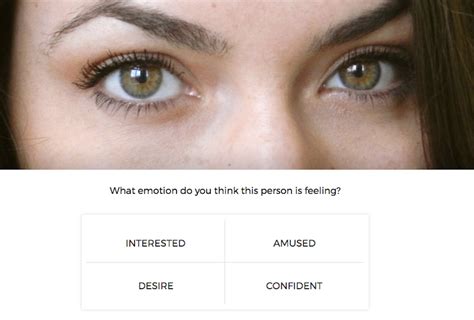 Do eyes tell emotions?