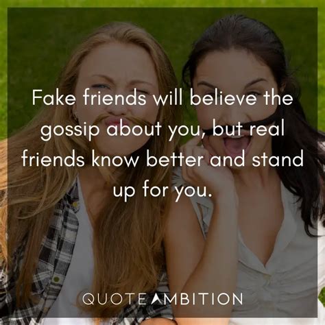 Do fake friends exist?