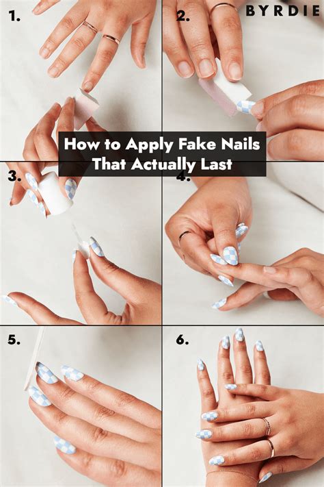 Do fake nails need glue?