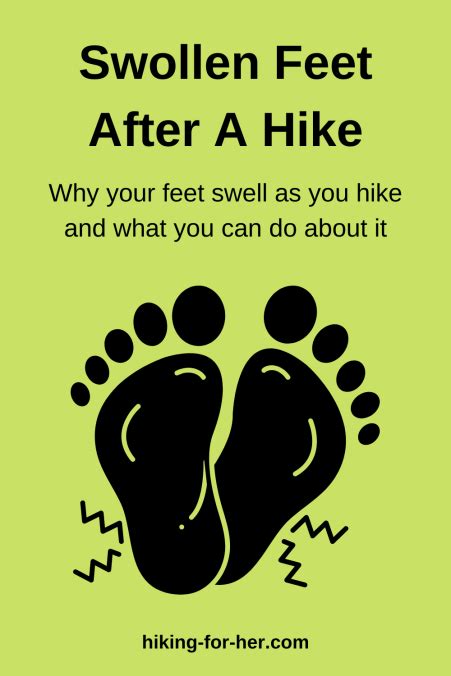 Do feet swell when hiking?