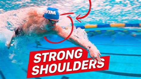 Do female swimmers have big shoulders?
