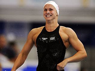 Do female swimmers have broad shoulders?