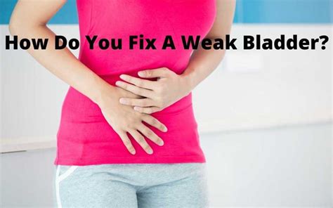 Do females have weaker bladders?