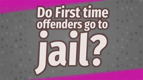 Do first time offenders go to jail in Texas?