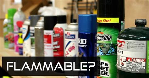 Do flammable aerosols ignite easily?