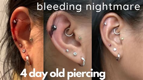 Do flat piercings bleed?
