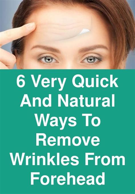 Do forehead wrinkles go away naturally?