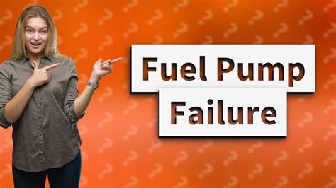 Do fuel pumps fail suddenly?
