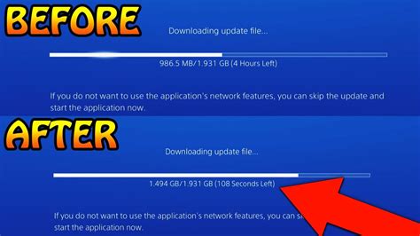 Do games download faster when PlayStation is off?