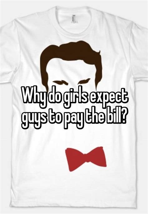 Do girls expect guys to pay?
