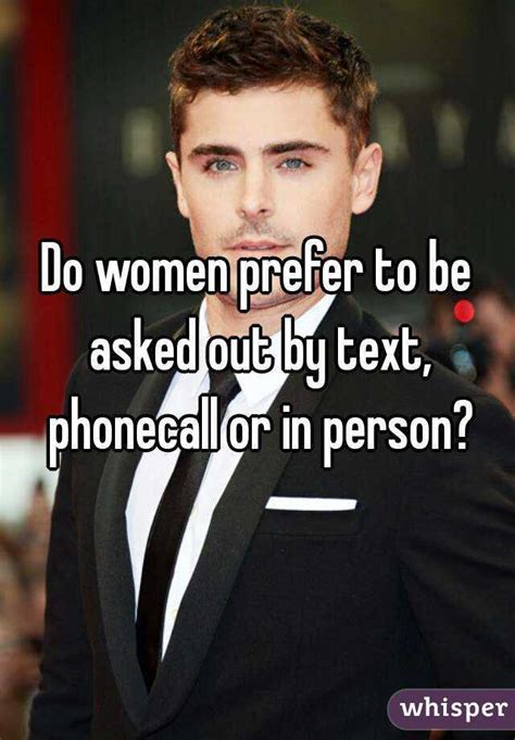 Do girls prefer being asked out?