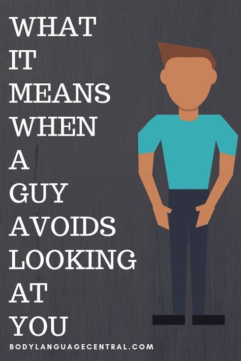 Do guys avoid looking at girls they like?