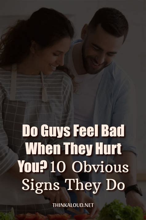 Do guys feel bad when they hurt a woman?