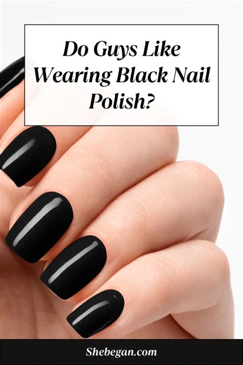 Do guys find black nails attractive?