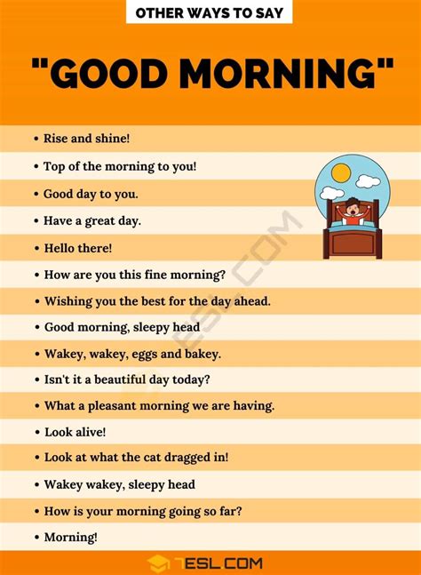 Do guys like it when you say good morning?