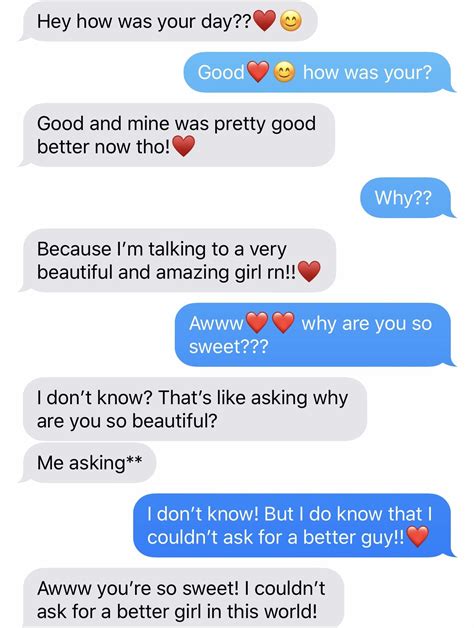 Do guys like random cute texts?