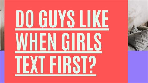Do guys like when girls initiate first?