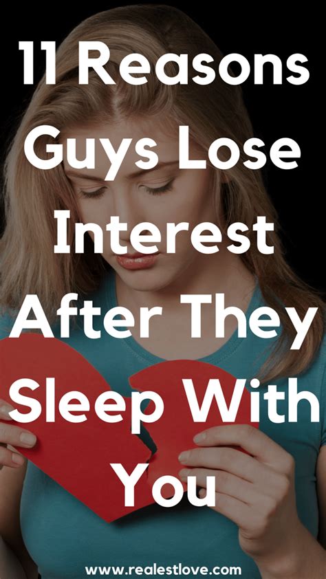 Do guys lose interest after they sleep you?