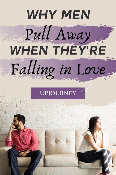 Do guys pull away when they're falling in love?