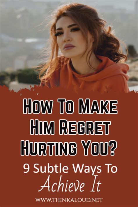 Do guys regret hurting you?