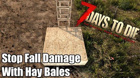 Do hay bales stop fall damage?