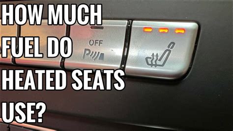 Do heated seats use fuel?