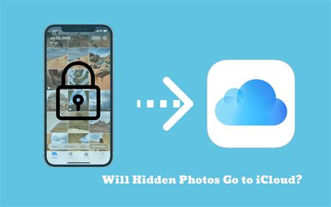 Do hidden photos go to iCloud?