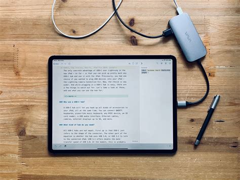 Do iPads use USB-C?