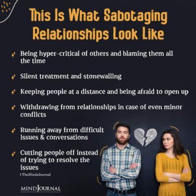 Do insecure people sabotage relationships?