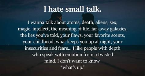 Do introverts avoid small talk?