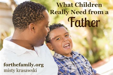 Do kids need their father?