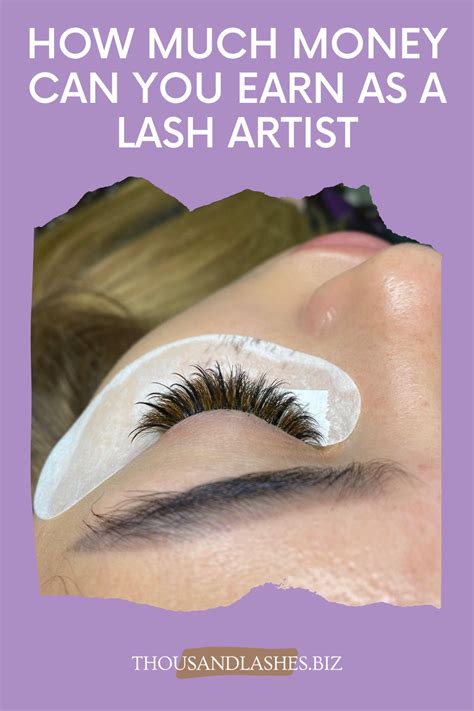 Do lash artists make money?