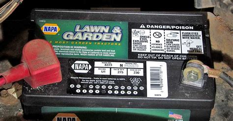 Do lawn mower batteries need water?