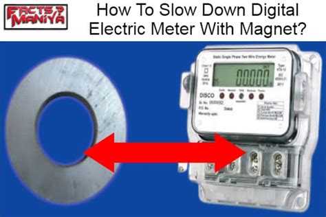 Do magnets slow down smart meters?