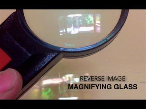 Do magnifying glasses invert images?